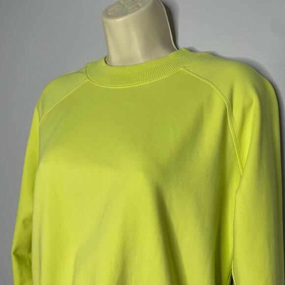 Lululemon Ready to Roll Crew Sweatshirt Lemon Vibe Yellow Cropped - Picture 5 of 8